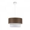 Cake Single Pendant Chandelier Dark Brown Fabric Bedroom Living Room Sitting Room Hall Lighting