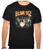 Blink 182 Rock Music Logo Black T-Shirt -1204-