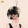 Lady New Summer Fedoras Hat Women British Homburg Restoring Cap Girls Jockey Club Party Cap Formal Occasions Wedding Hat B-4851