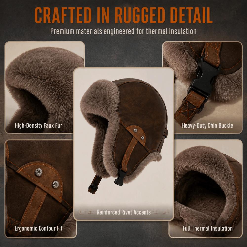 Plush Cold-Proof Ear-Covering Hat Adjustable Motorcycle Hat Soft Men Women Lei Feng Hat Winter