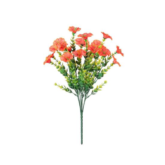 Искусственные Цветы Ипомеи для Улицы, Устойчивые к УФ, Имитация Пластиковых Растений для Домашнего Горшка, Веранды, Двора, Декора Окна