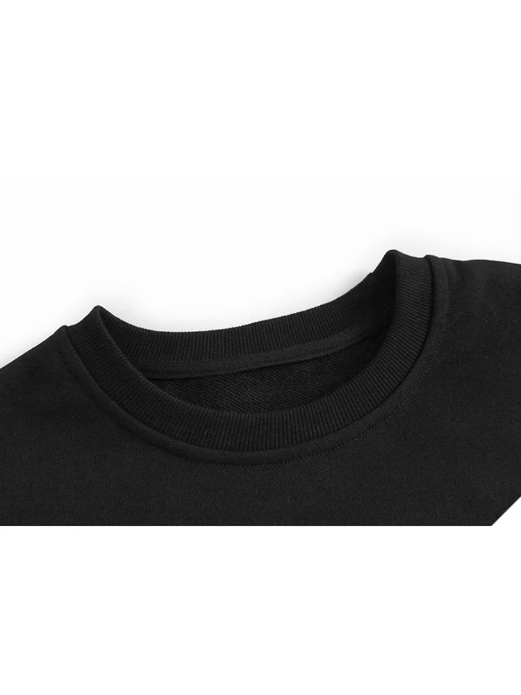 Xitao Леопардовый принт пэчворк асимметричная толстовка ZYY1020