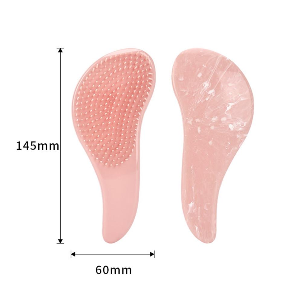 Мягкая расческа, антистатическая ручка для щетки для волос, распутывающая расческа, массажная расческа для душа, аксессуары для укладки волос в салоне
