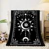 Celestial Moon Star Blanket for all seasons blanket lunch break throw gift