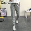 Large Size Pants Cashmere Harem Warm Pants for Women Winter Sports Pants Women High Waisted Pants