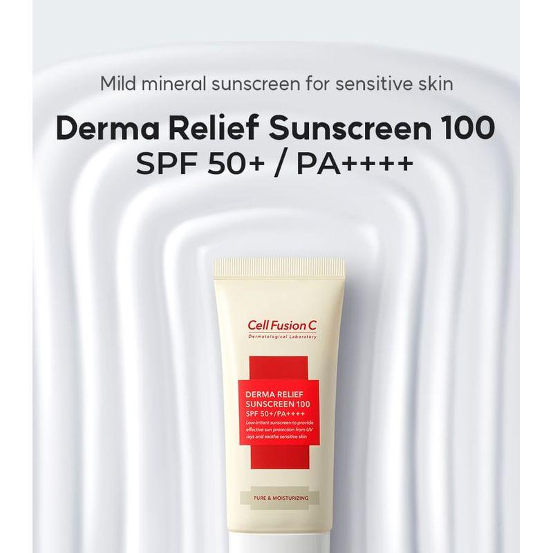 Cell Fusion C Солнцезащитный крем Derma Relief 100