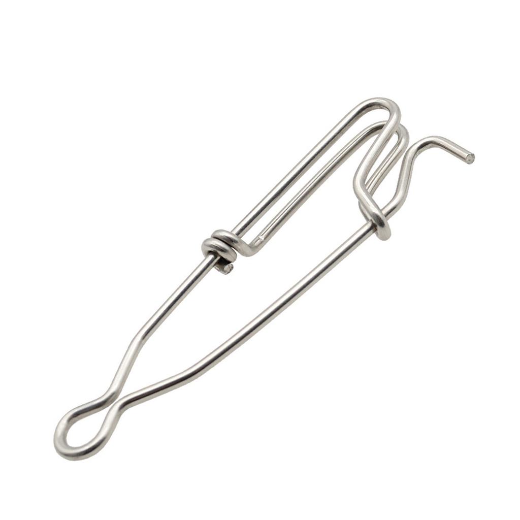 Long Line Snap Clips Fishing Line Clips Fishing Snap Hook Terminal Tackle Baits Clip Fishing Connectors Tackle Accessory