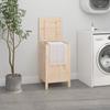 VidaXL Laundry Box 44x44x76 Cm Solid Pine Wood 823574