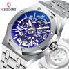 Fashion Chenxi Top Brand Full Stainless Steel Mechanical Sport Design Bezel Men Montre Homme Automatic Skeleton Wrist Watch