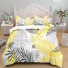 Tropical Palmtree Leaves Bedding Set King Queen Double Full Twin Single Size Duvet Cover Pillow Case Bed Linen Set