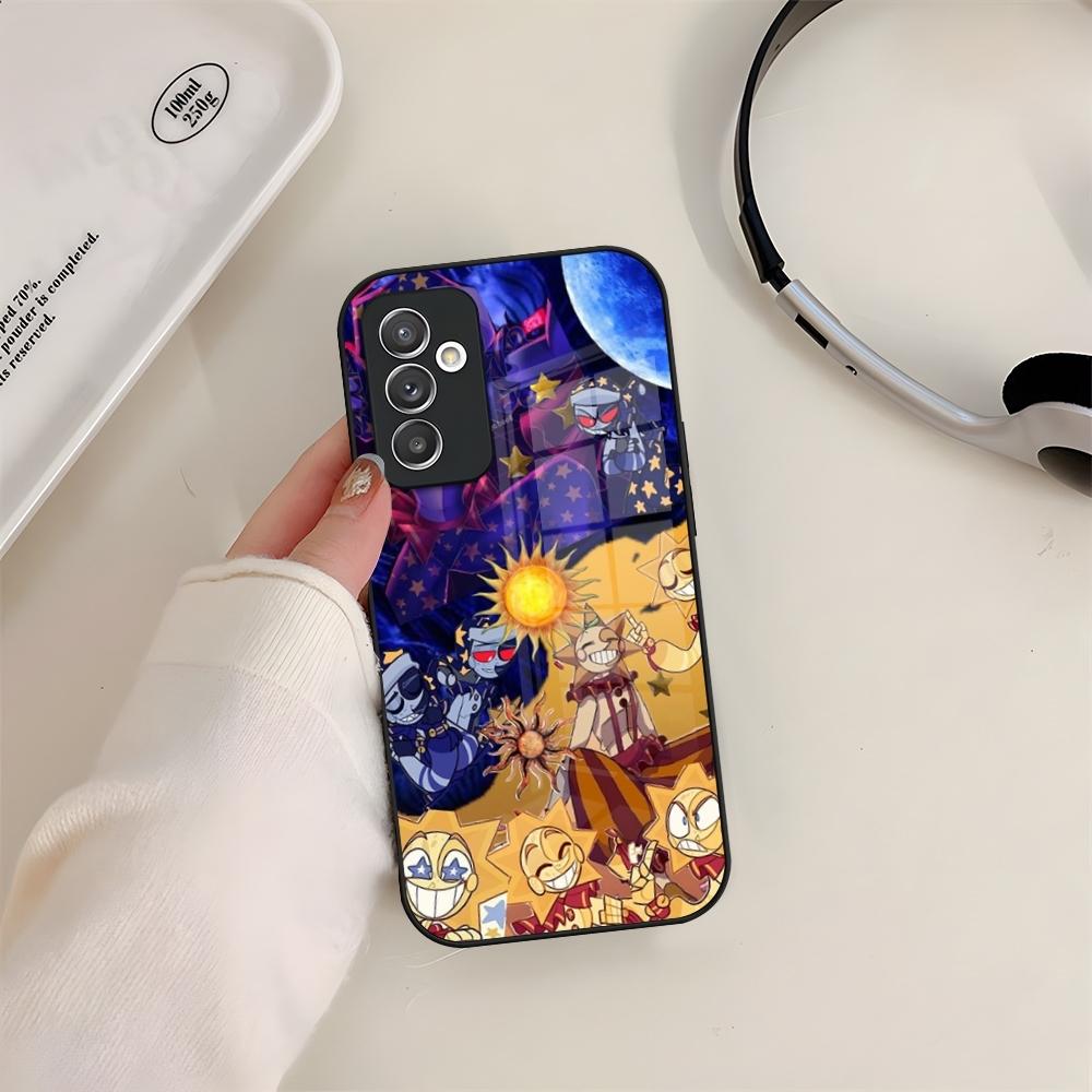 FNAF Сандроп Чехол для телефона Стекло Для Samsung S24 S26 S23 S20 S25 S21 S22 Ultra Fe Plus A05 A06 A16 A26 A36 A56 Чехол