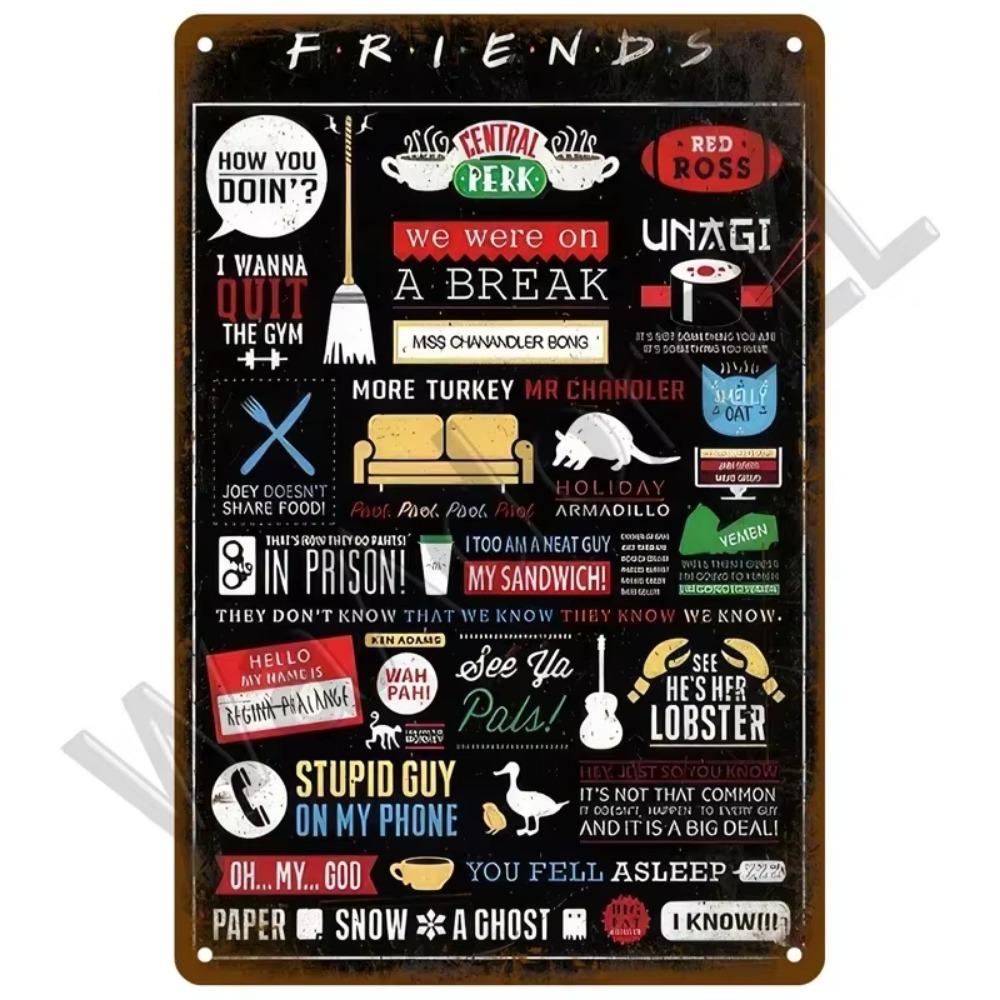 DORA Tin Sign Coffee Tin Sign Posters Wall Decorations Vintage Cafe Retro Club Pub Bar Painting Home Decor Friends Wall Art