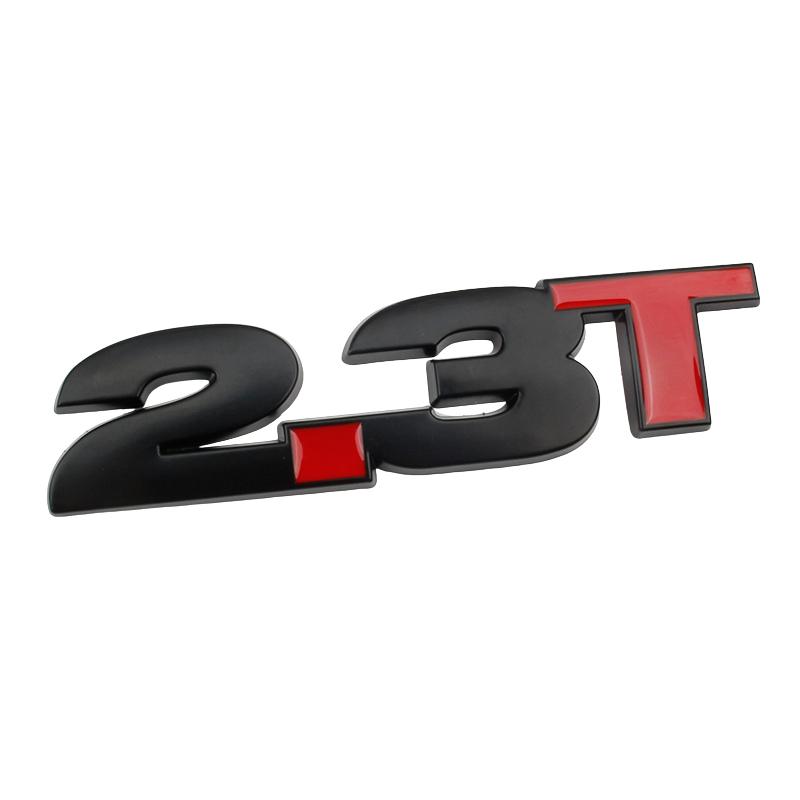Автомобильная 3D металлическая наклейка 2.3T с литием для M-ustang S-helby 2.3T логотип багажник автомобиля кузов значок эмблема стилистические наклейки