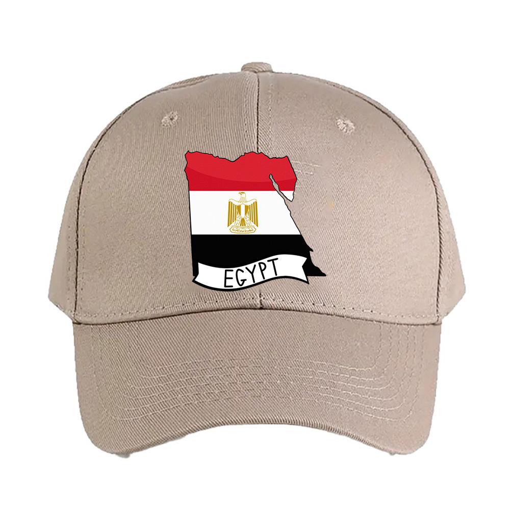 Egypt Flag Map Woman Man Baseball Cap Adult Adjustable with Curved Brim Hiking Fishing Hat trucker cap Summer Fashion