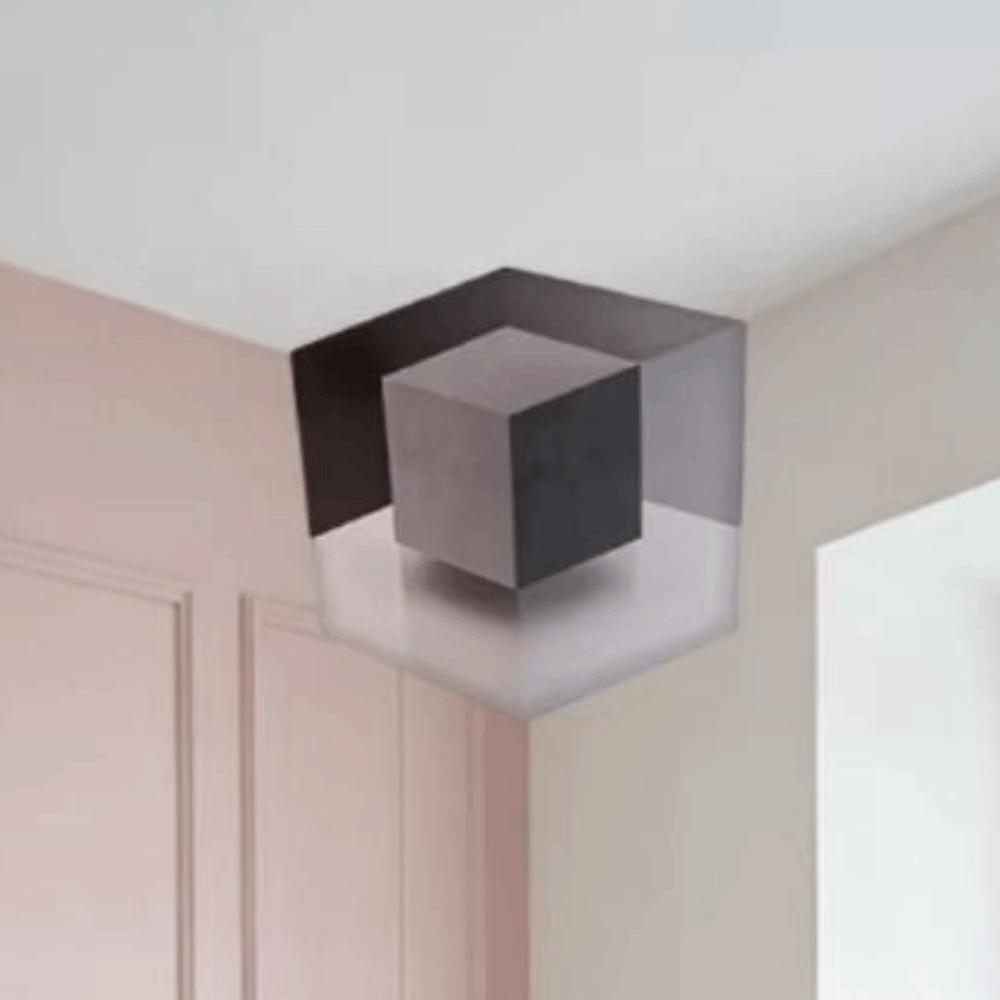 Креативные 3D Наклейки на Стену Узор Лабиринт Куб Угловая Наклейка на Стену Декор Спальни