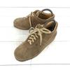 FRANCESCHETTI/Leather Sneakers/24.0/Brown/Suede Finish/Italian Design(USED)