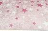 Children's Star Rug, Pink Dimensions - 120x160