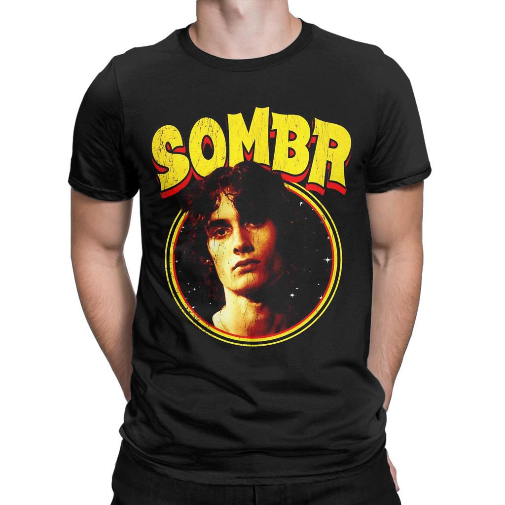 Футболка Sombr Tour Пляжная Хлопковые Футболки Для Мужчин Хип-Хоп Повседневная Футболка С Коротким Рукавом Потрясающие Топы