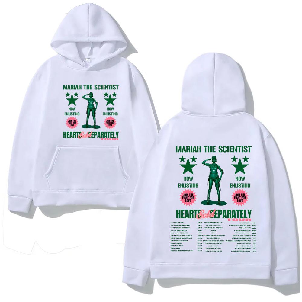 Худи Mariah the Scientist Hearts Sold Separately Tour с карманом Толстовка с длинным рукавом Пуловер простого кроя