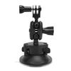 Suction Cup Mount for Action Camera Aluminum Dual Ball Head 360 Degree Rotation Car Windshield Dash