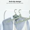 Clothes Hanger Durable Foldable Travel Hanger Space-Saving Windproof Non-Slip Drying Rack for Home Hotel