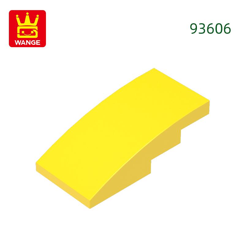 Нетоксичный 67 шт./лот 93606 Наклонный изогнутый блок 4x2 Moc Цветные аксессуары Совместимые с Brick DIY Детская игрушка Детали для сборки
