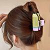 Hair Claw Imitation Pencil Shape Hair Clip Strong Grip Hair Barrette Back Head Large Shark Hair Claw Hair Accessories