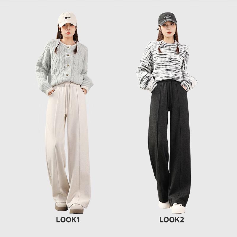 Warrior Women's Winter Plush Herringbone Straight-Leg Pants