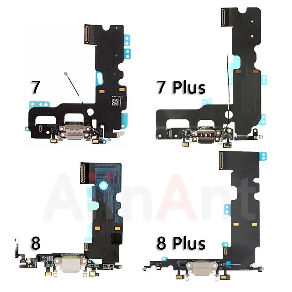 AiinAnt Dock USB Mic Board Charger Connector Fast Charging Port Flex Cable For iPhone X Xr Xs Max 7 8 Plus