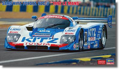 Hasegawa Third Kitts Toyota Le Пластиковая модель 20706 1/24 92C-V “1992 Mans”