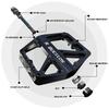 BUCKLOS Велосипедная Педаль Ультралегкая Платформа для Шоссейного Горного Велосипеда Противоскользящий Нейлон Герметичные Подшипники Плоские Педали MTB Велосипедная Часть