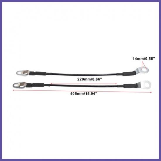 Pair Tailgate Cables Support for GMC for Cadillac 16637944