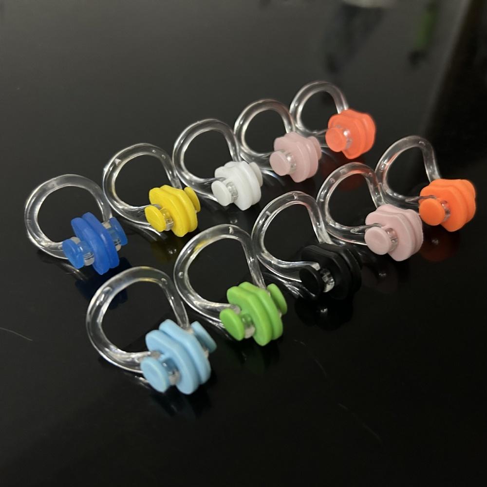 5Pcs Swimming Nose Clip Silicone Waterproof For Adults Kids