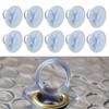 10PCS Clear Car Sunshade Kitchen & Home Sucker Suction Cup Hook Wall Hanger
