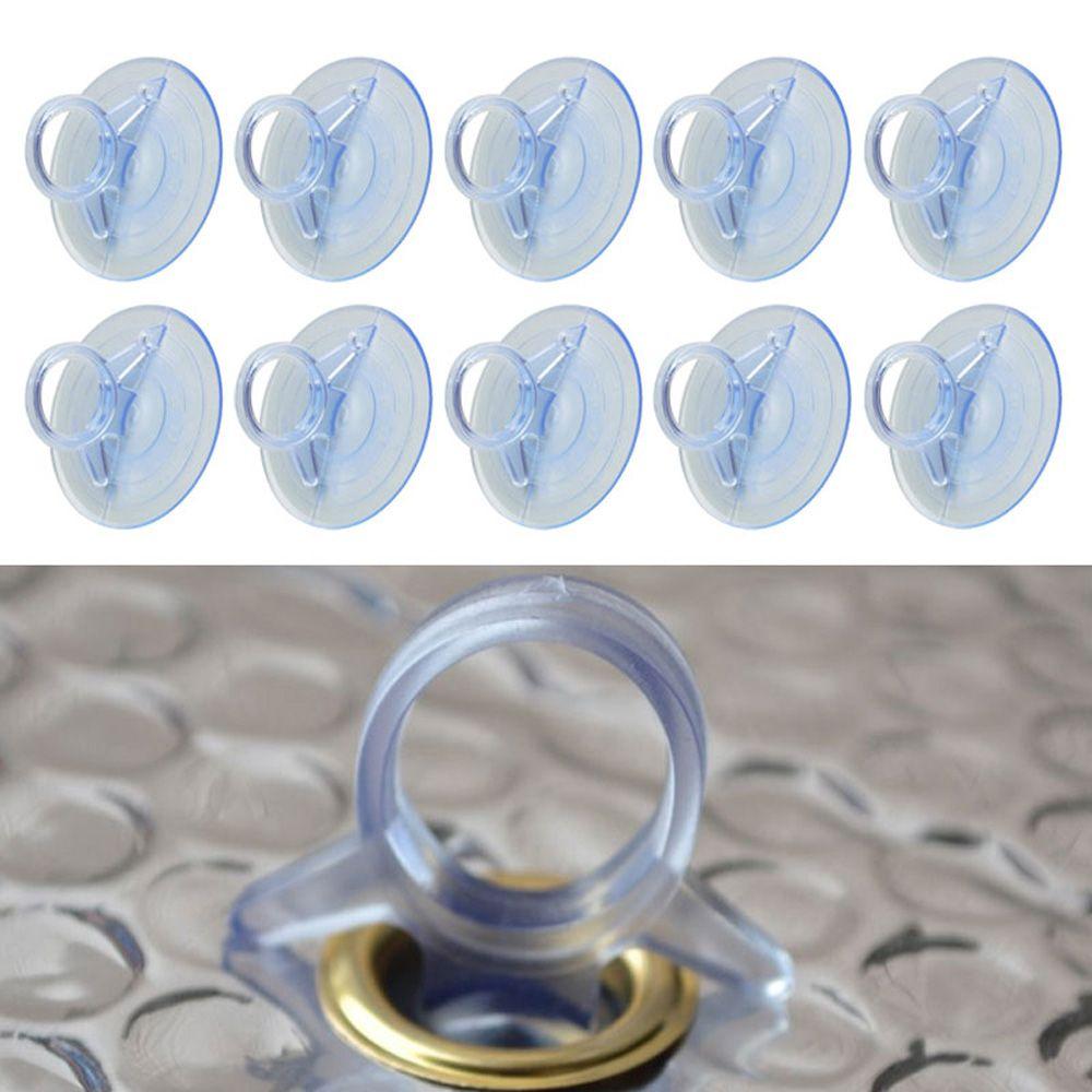 10PCS Clear Car Sunshade Kitchen & Home Sucker Suction Cup Hook Wall Hanger