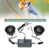 CP390 Двойной 35 Вт уличный громкоговоритель Электрический проигрыватель звуков птиц MP3 голосовой динамик с синхронизацией