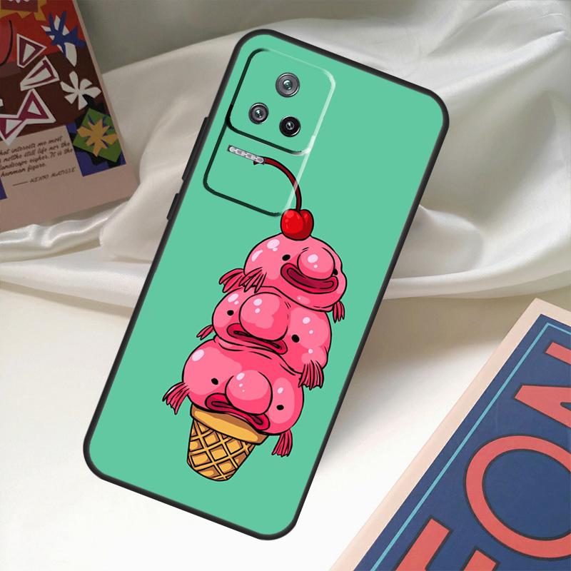 Чехол Рыба-капля для Xiaomi 15 14 Ultra 17 Pro Max 13T 14T 15T Pro POCO F8 X3 X5 X6 X7 F5 F6 F7 Pro Coque
