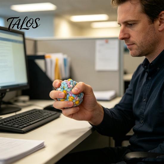 Portable Fidgets for Daily Use Handmade Squeeze Stress Ball, Ultra‑Soft Fidget Squeaky Creative Sensory Safe TPR Squeezable Balls Kids Toy