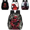 Spacious 15 Inch Deadpool Backpack For Boys And Girls With Large Capacity Design