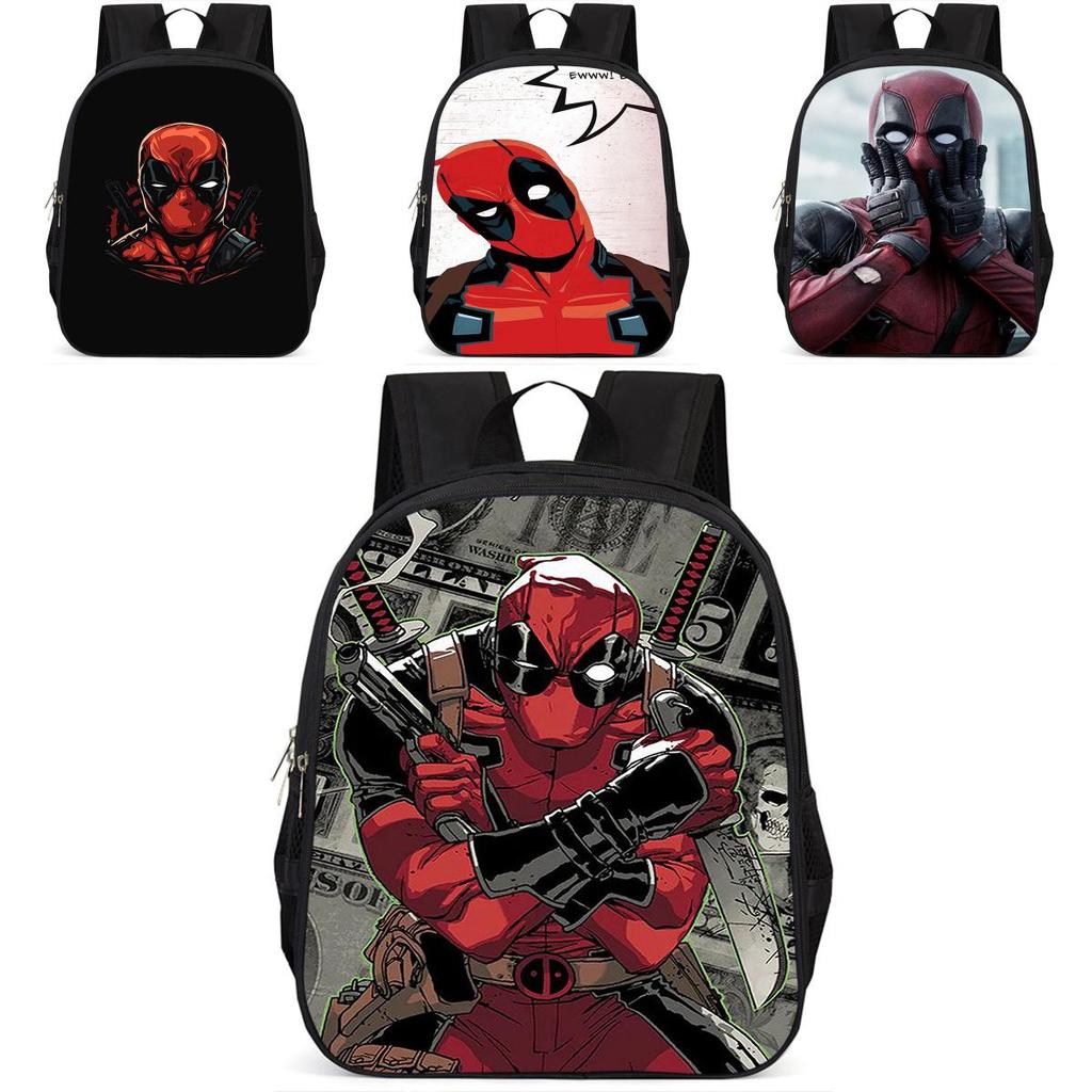 Spacious 15 Inch Deadpool Backpack For Boys And Girls With Large Capacity Design
