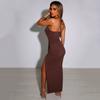 Sleeveless Sexy Female Halter Dress Slim Dress