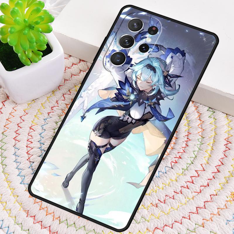 Genshin Impact Eula Игровой силиконовый чехол для телефона для Samsung Galaxy note 10 pro S26 S25 S24 S23 S22 S21 Plus S25Ultra Capa Cover