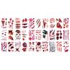 20/30/50 Sheets Halloween Terror Wound Temporary Tattoo Waterproof Realistic Blood Tattoos Injury Scar Tattoo Stickers For Body
