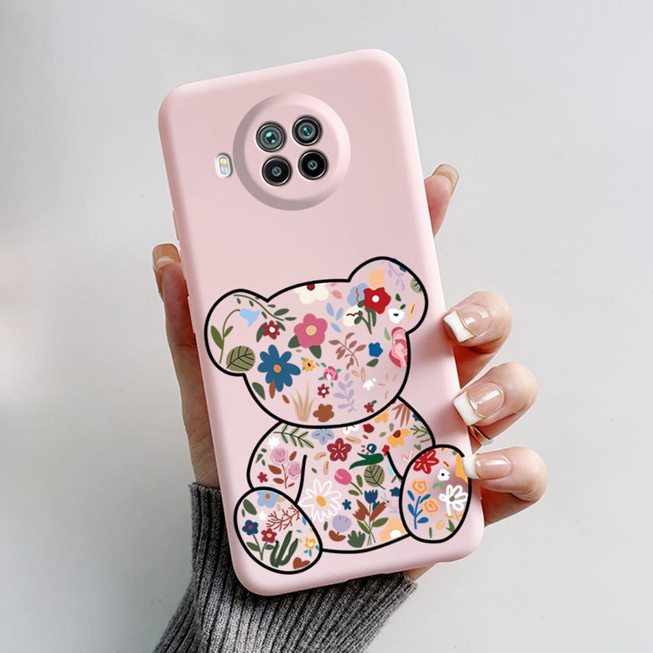 For Xiaomi Mi 10T Lite Case Cute Cat Cartoon Bear Frog Soft Silicone Back Cover For Xiaomi Mi10T 10 T Lite 5G Bumper Phone Case
