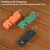 1PC Outdoor Camping Portable Multifunctional Knife Sharpener Camping Multifunctional Knife Sharpening Tool Camping Equipment