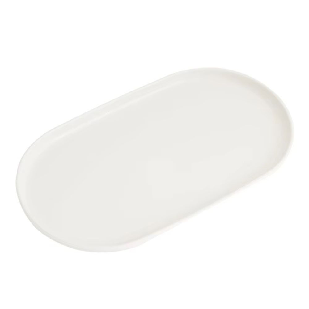 1Pcs Stackable Dessert Tray Smooth Edge Food Serving Tray New Fruit Plate for Home Kitchen