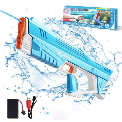 Электрический водяной пистолет, автоматические водяные пистолеты для взрослых и детей, водяные пистолеты с дальностью 39 футов, работающий от аккумулятора автоматический водяной пистолет