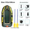2 Person 3 Layer PVC Inflatable Boat PVC Inflatable Fishing Boats 110 Silk Laminated Kayak Rowing Canoe 180KG Load Sport Race