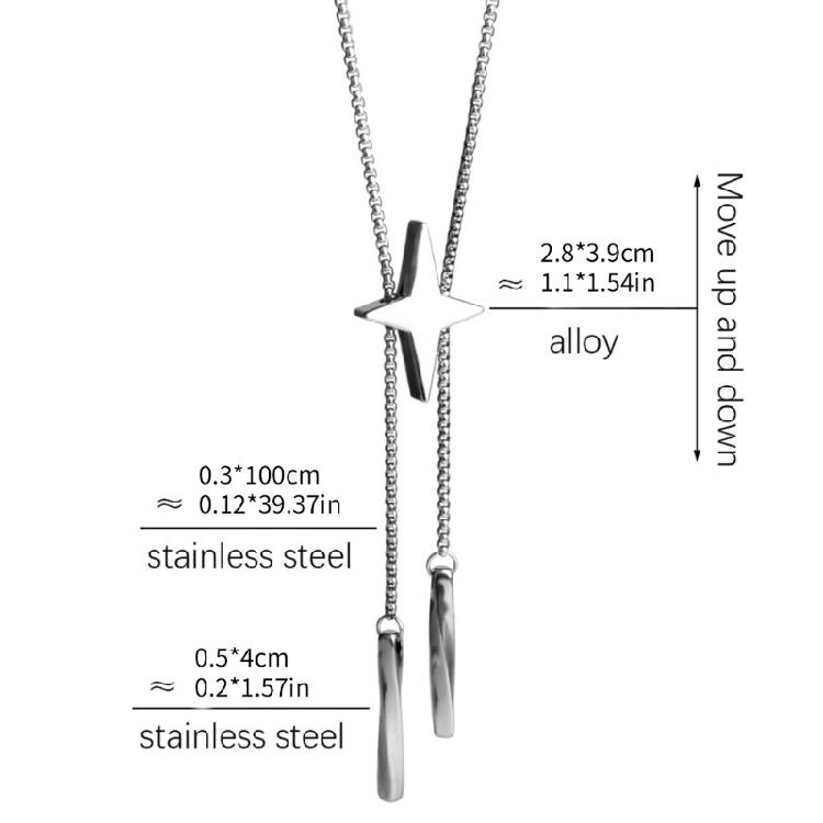 Bolo Tie Necklace for Teenage Girls Cool Chokers Star Jewelry Neck Chain
