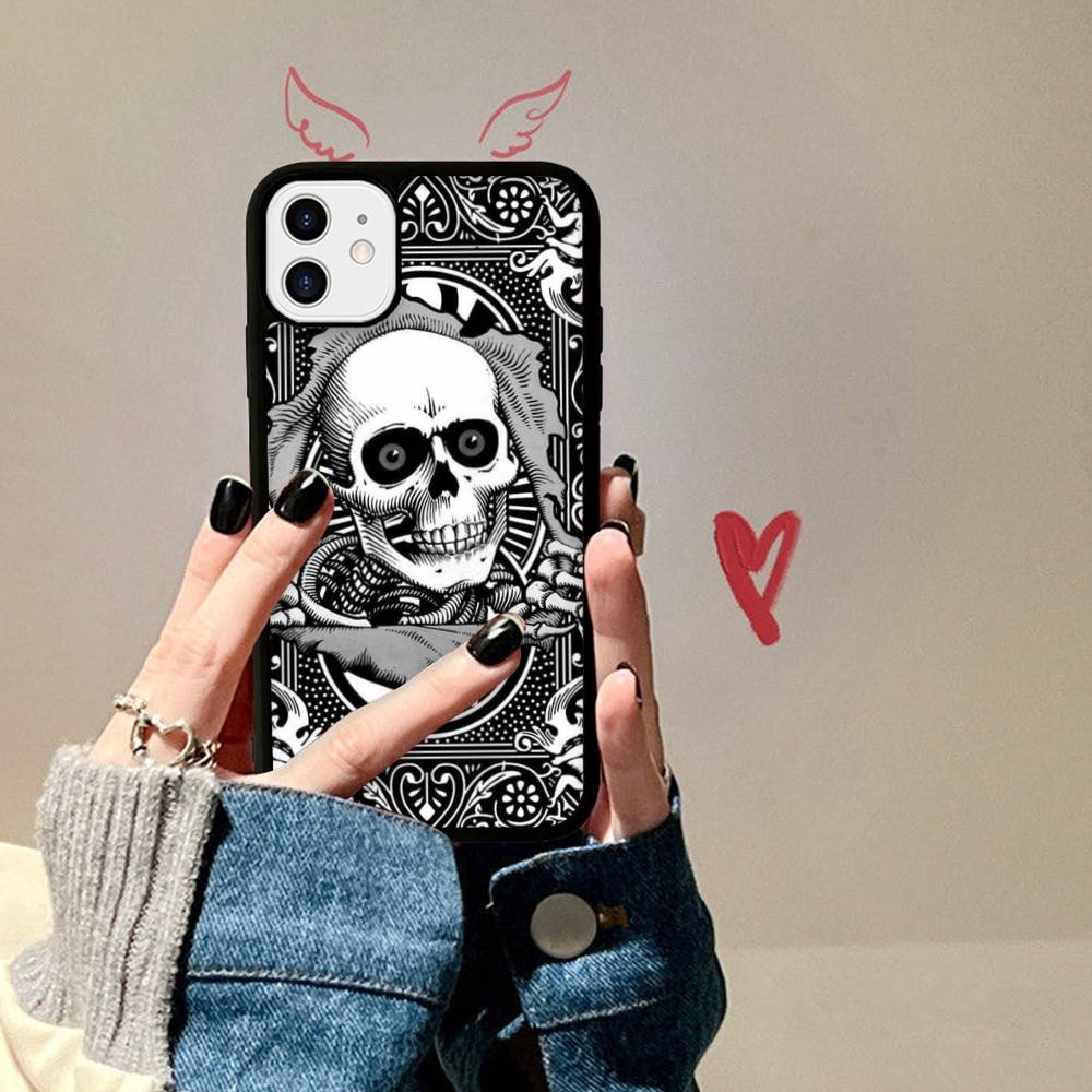 Бренд скейтборда P-Powell P-Peralta Для IPhone 17 16 15 14 13 12 11 Pro Max Plus Mini Чехол для телефона с задней панелью из ТПУ